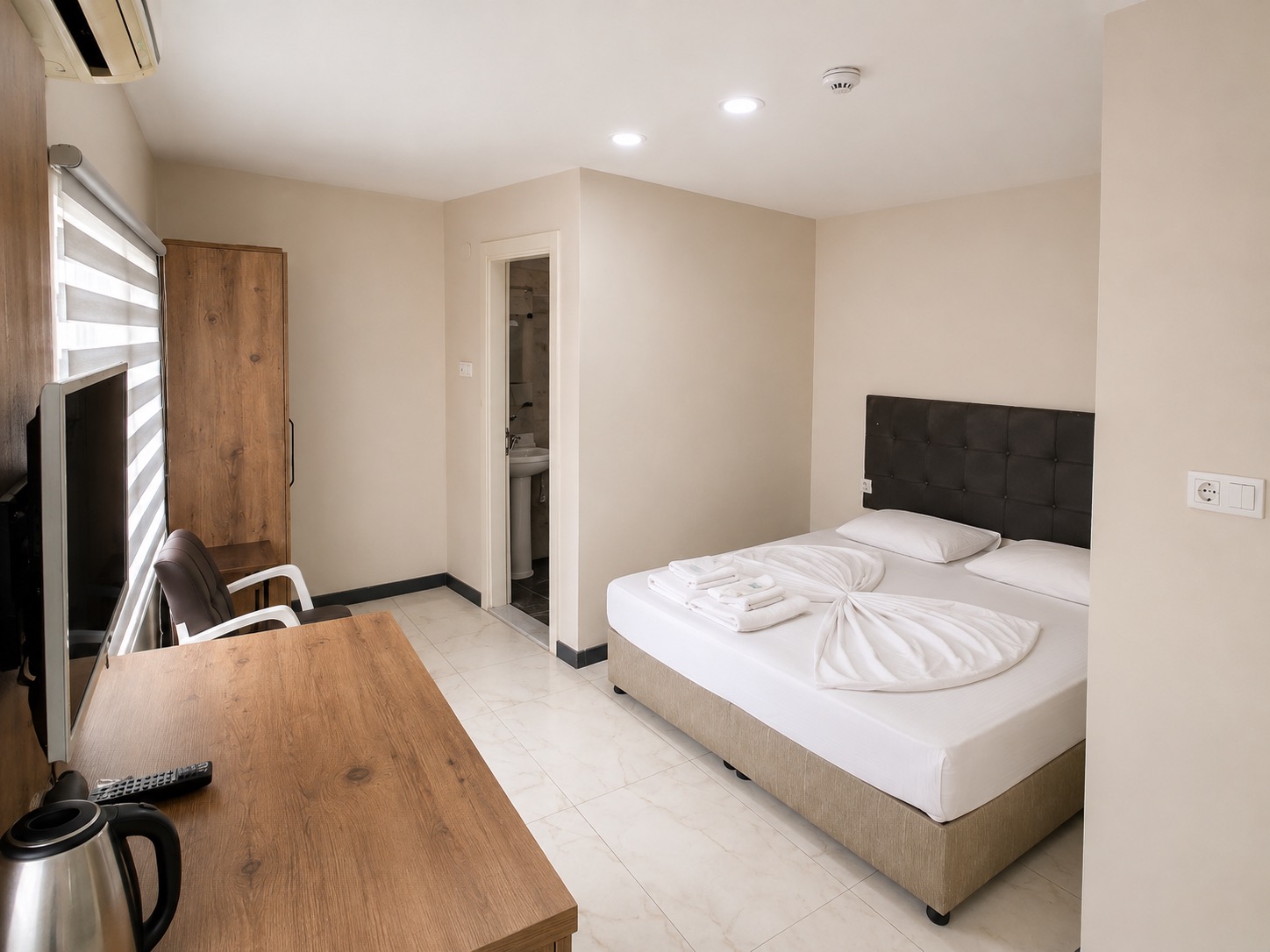 Otel Yaşasın duble yataklı oda görünümü
